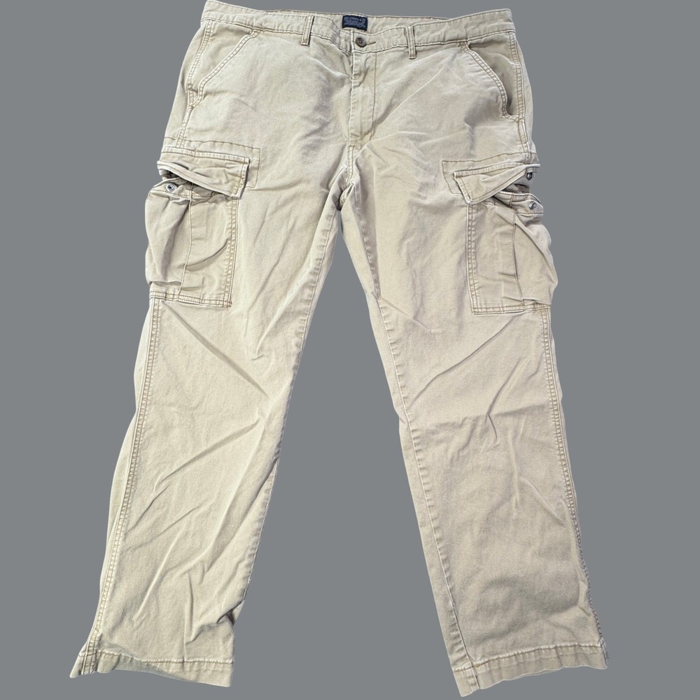 Levis Cargo Pants Mens 40 x 30 Tan Khaki Straight Leg Workwear